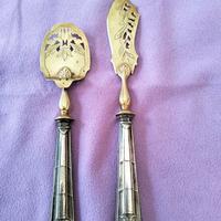 posate da dolce francesi fine XIX  inizio XX.