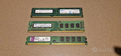 Lotto memorie ram DDR3 testate