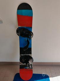coppia di tavole snowboard Burton+Elan
