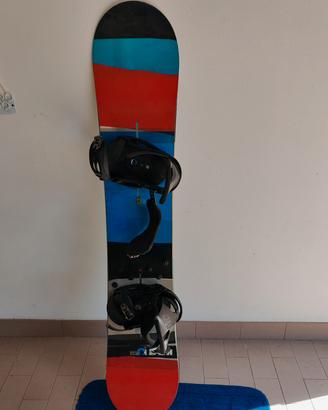 coppia di tavole snowboard Burton+Elan