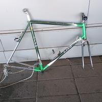 telaio corsa "Lino" acciaio Columbus-campagnolo