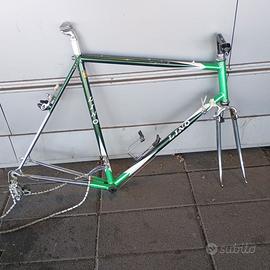telaio corsa "Lino" acciaio Columbus-campagnolo