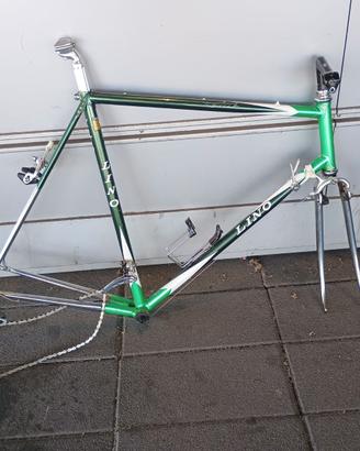 telaio corsa "Lino" acciaio Columbus-campagnolo