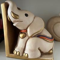 coppia fermalibri thun elefanti