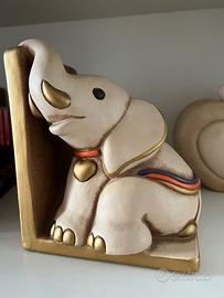 coppia fermalibri thun elefanti