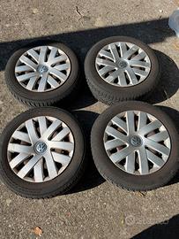 4 Cerchi originali volkswagen polo 5 serie da 15