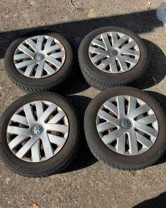 4 Cerchi originali volkswagen polo 5 serie da 15