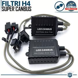 RESISTENZE Super CANbus H4 per Kit Led SPEGNI SPIA