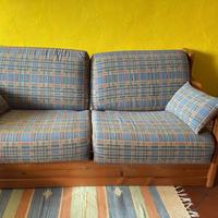 Divano letto in legno