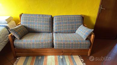 Divano letto in legno