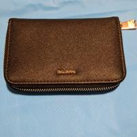 Portafoglio PARFOIS nero chiuso da cerniera lampo