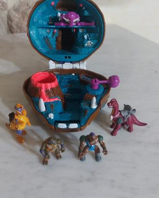 VINTAGE TMNT MINI MUTANTS BEBOP'S CAVE PLAYSET