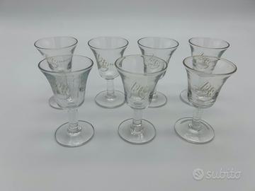 7 bicchierini d’epoca China China Brotto