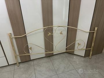 Letto matrimoniale di ferro battuto