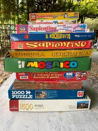 LOTTO 11 GIOCHI DA TAVOLO come da foto
