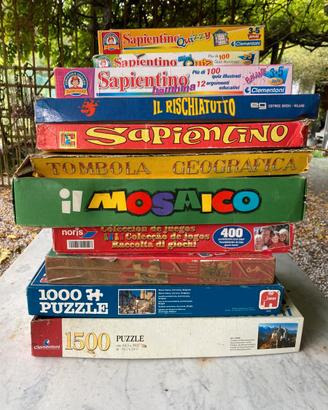 LOTTO 11 GIOCHI DA TAVOLO come da foto