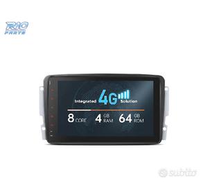 RADIO GPS ANDROID 13 PER MERCEDES CLASSE A C CLK G