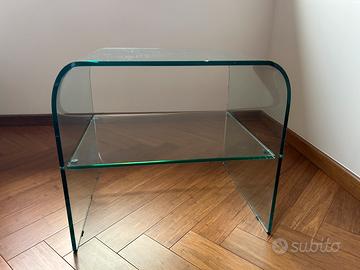 Comodino in vetro