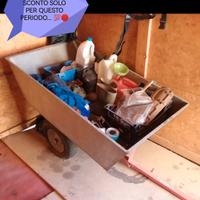 Carrello con aggancio  per trasporto 🛒