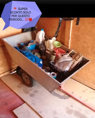 Carrello con aggancio  per trasporto 🛒