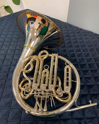 Corno Schmid Sib-Mib acuto in Argento