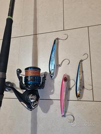 canna tonno Xzoga Taka g77/25 kg daiwa saltist8000