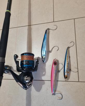 canna tonno Xzoga Taka g77/25 kg daiwa saltist8000