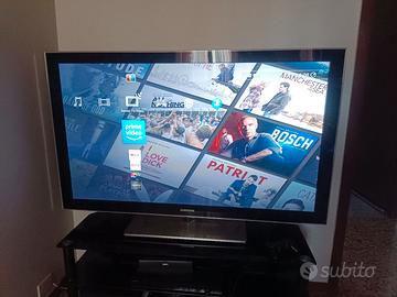 SAMSUNG 58 POLLICI AL PLASMA + tavolino in vetro b