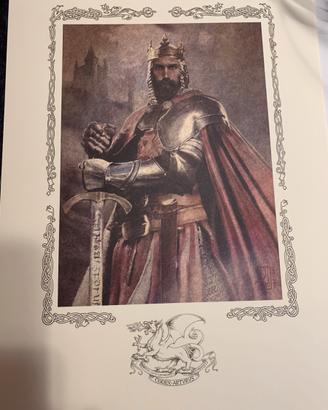 Stampe Re Artù, Mago Merlino ed Rba