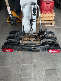 Portabici per auto con gangio traino