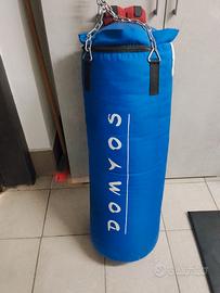 Sacco domyos (20kg) + catena +protezioni per polsi