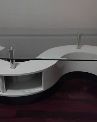 Tavolino da sala in vetro