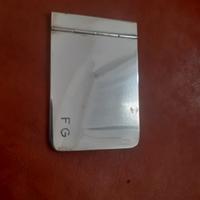 porta rubrica in argento