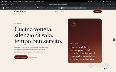 Sito Web Per Ristorante