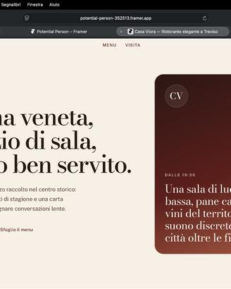Sito Web Per Ristorante
