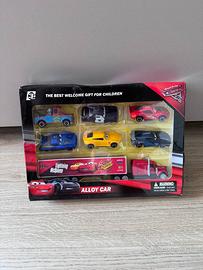 Set di 6 macchinine e 1 camion Cars nuove