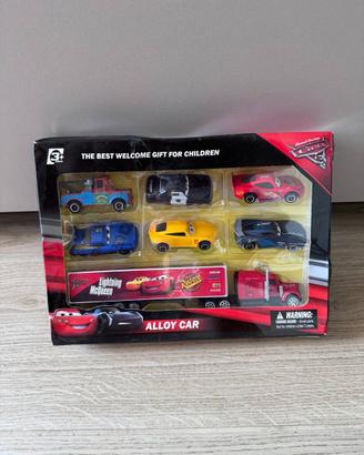 Set di 6 macchinine e 1 camion Cars nuove