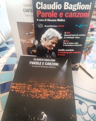 Raccolta DVD e libro Claudio Baglioni
