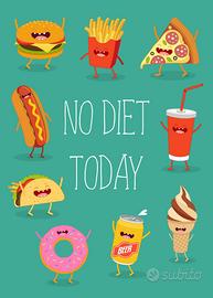 Quadro metallico 45x32 cm installazione magnetica