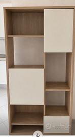 Libreria Conforama moderna rovere e bianco – 180 ×