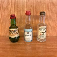 Lotto N.3 bottiglie mignon vintage