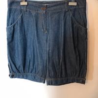 Pantaloncini in jeans modello a palloncino