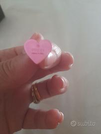 Orecchini a cuore color rosa