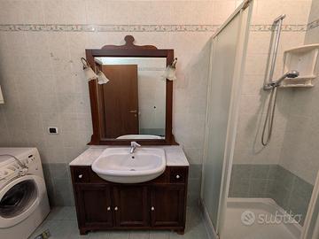 Mobile bagno+lavandino+specchio con luci