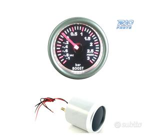 OROLOGIO PRESSIONE TURBO SFONDO NERO ILLUMINATO