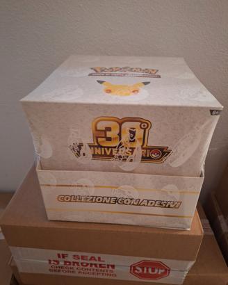 box sealed blister con adesivi 30th ita (12 bliste