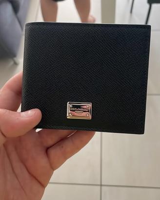 Portafoglio Dolce gabbana da uomo in pelle nera