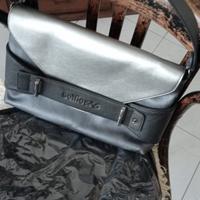 pochette nero argento