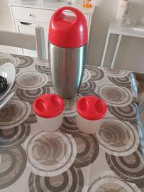 Chicco Portavivande termico con 2 contenitori