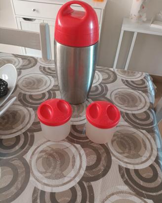 Chicco Portavivande termico con 2 contenitori